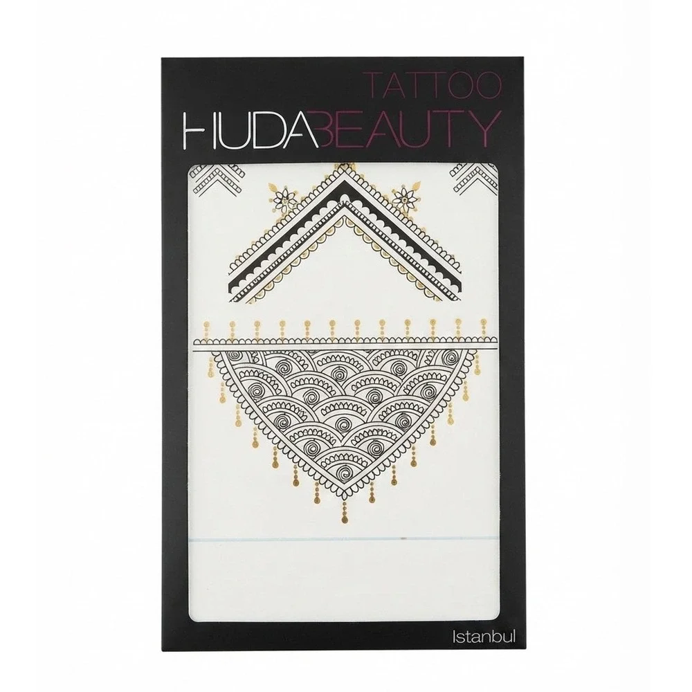 Huda Beauty Henna Inspired Temporary Tattoo Limited Edition Wedding Boho Chc